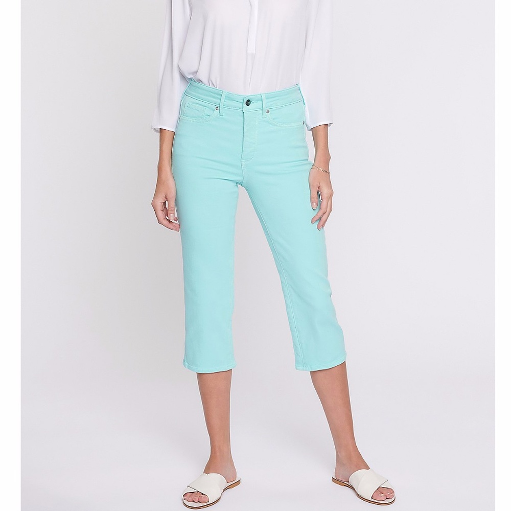 NYDJ Straight Crop Thigh Shaper Jeans (NWT)